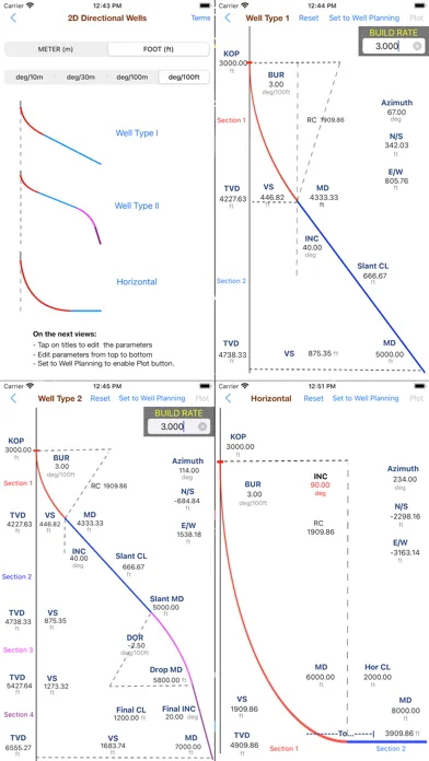 Directional Well Planning スクリーンショット
