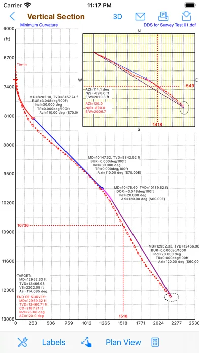Directional Well Survey स्क्रीनशॉट