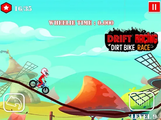 Tangkapan skrin Drift Racing Dirt Bike Race iPad 