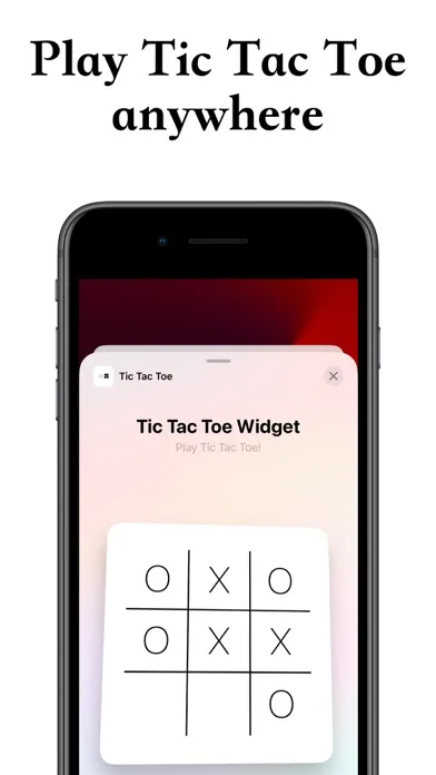 Tic Tac Toe Widget 스크린샷