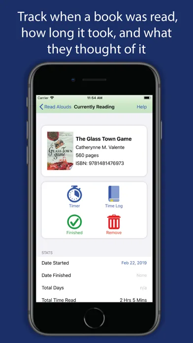 Zrzuty ekranu Reading Time - Family Tracker