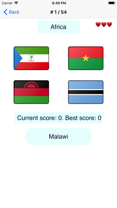 Скриншоты Country Flags Memorizer