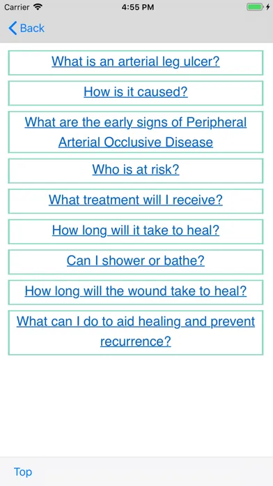 Zrzuty ekranu Wound Education
