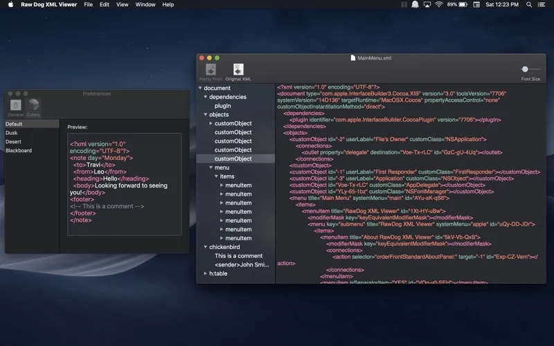 Raw Dog XML Viewer应用截图