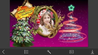 Tangkapan skrin Holiday Xmas Photo Frame - Picture Editor