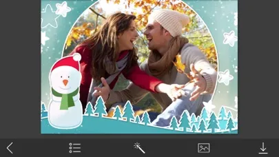 Tangkapan skrin Holiday Xmas Photo Frame - Picture Editor