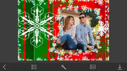Tangkapan skrin Holiday Xmas Photo Frame - Picture Editor