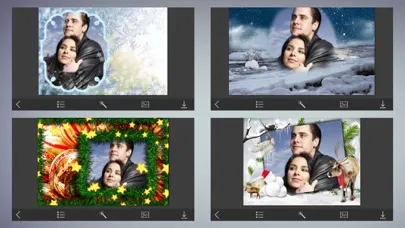 Capturas de pantalla de Xmas Tree Hd Frames - Free InstaFrame Editor