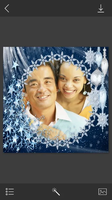 Winter Picture Frame - PicShop Screenshots