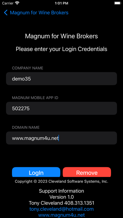 iMagnum for Wine Brokers سکرین شاٹس