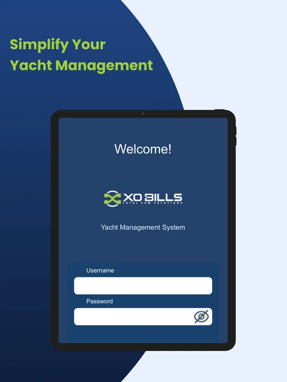 تصاویر XO BILLS Yacht Management iPad 
