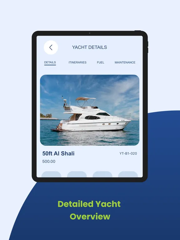 تصاویر XO BILLS Yacht Management iPad 