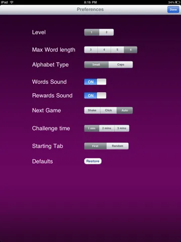 تصاویر Word Magic Lite iPad 
