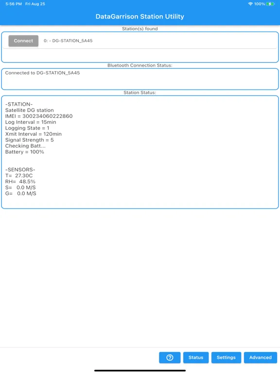 DataGarrison Utility iPad  Screenshots