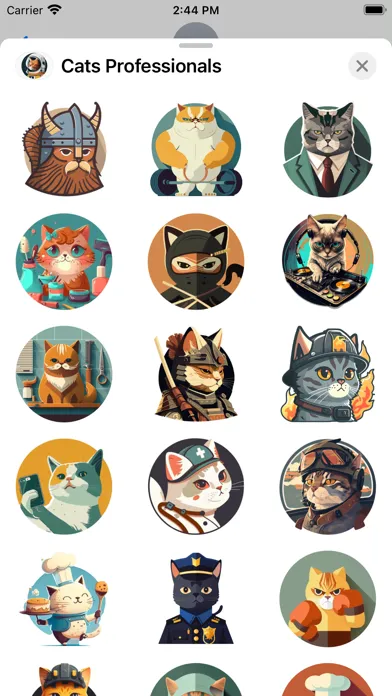 Cats Professionals Stickers Screenshots