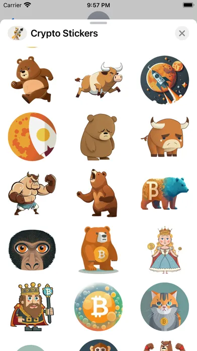 صور Crypto Sticker Set