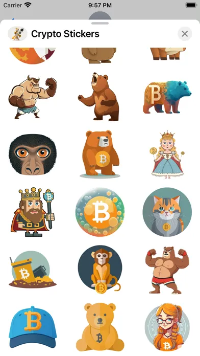 صور Crypto Sticker Set