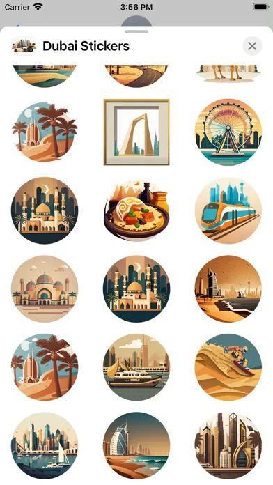 Captures d'écran de Dubai Stickers