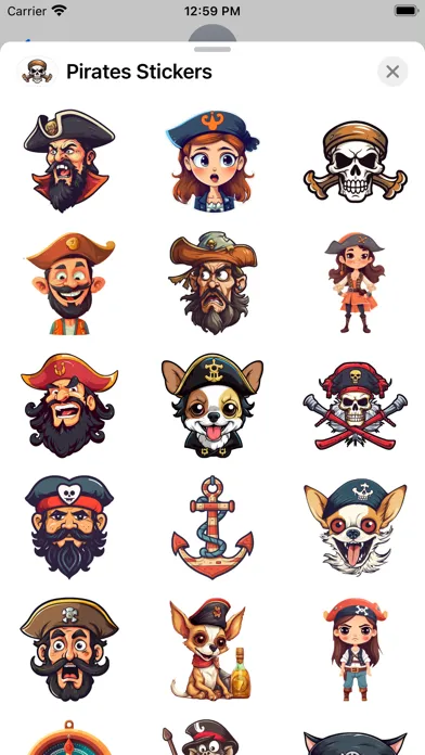 Pirates Sticker Pack Ekran Görüntüleri