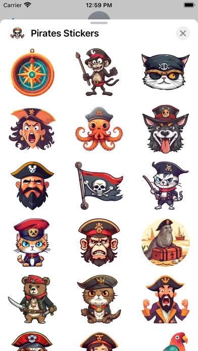 Pirates Sticker Pack Ekran Görüntüleri