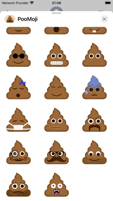 Captures d'écran de PooMoji Stickers