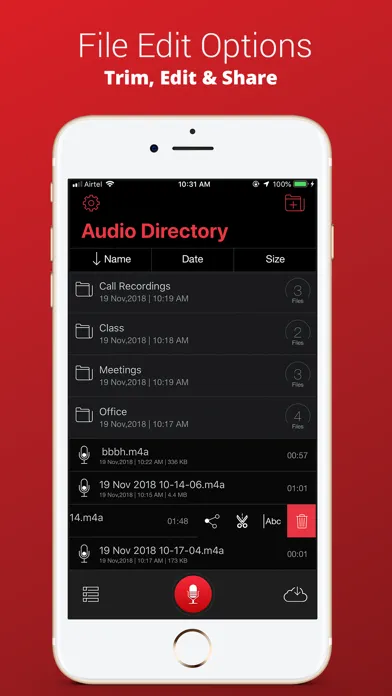 Capturas de pantalla de Recorder Plus : Voice Recorder
