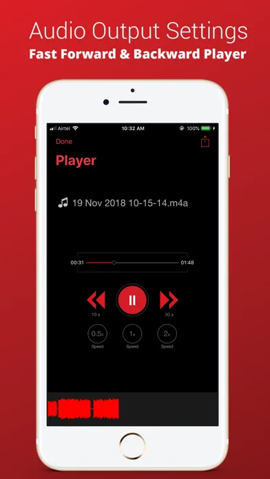 Capturas de pantalla de Recorder Plus : Voice Recorder