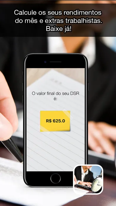 Скриншоты DSR e Hora Extra LITE - Calculadora de Trabalho