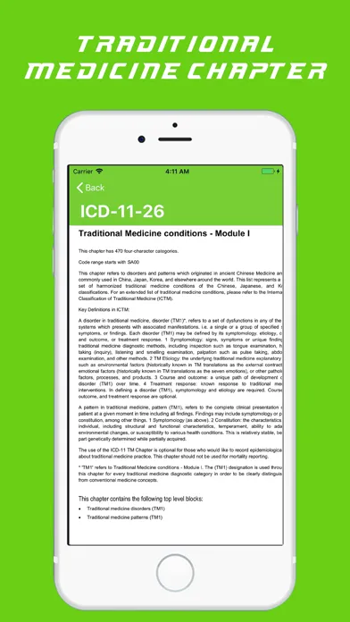 Capturas de pantalla de ICD 11 Coding Tool for Doctors