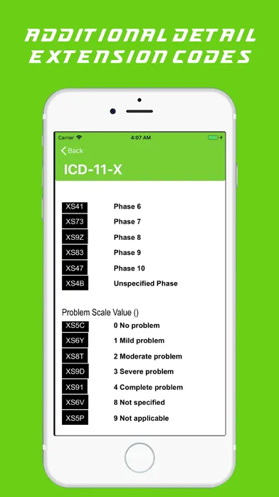 Capturas de pantalla de ICD 11 Coding Tool for Doctors