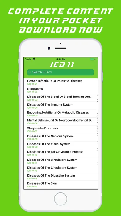 Capturas de pantalla de ICD 11 Coding Tool for Doctors
