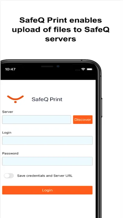 YSoft SAFEQ 6 Mobile Print Screenshots