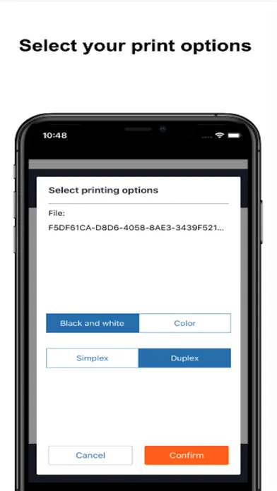 YSoft SAFEQ 6 Mobile Print Screenshots