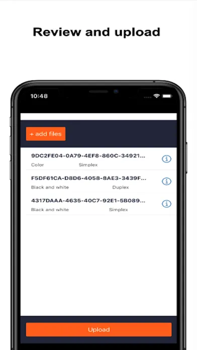 YSoft SAFEQ 6 Mobile Print Screenshots