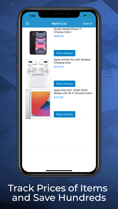 Zrzuty ekranu Price Tracker for Sam's Club