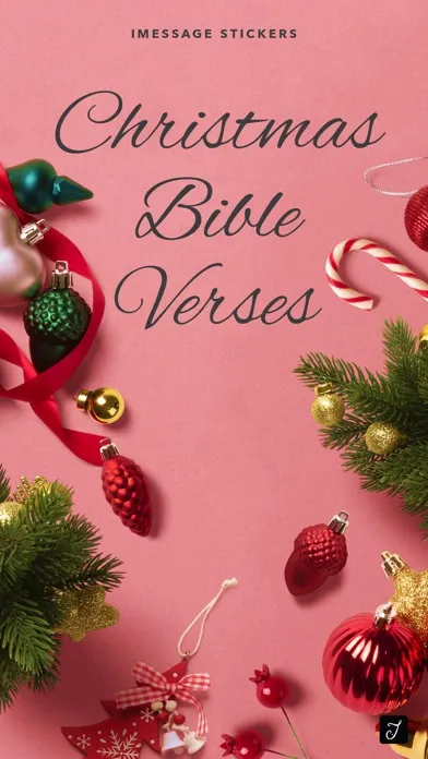 Christmas Bible Verses Sticker Screenshots