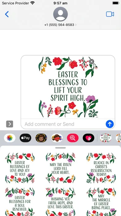 Tangkapan layar Easter Blessings and Wishes