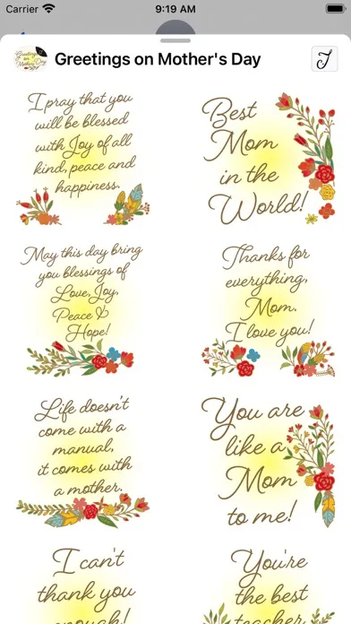 Greetings on Mother's Day سکرین شاٹس