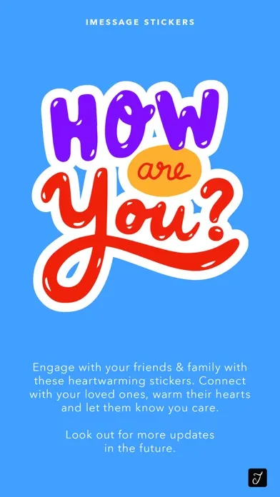 How Are You Stickers Screenshots