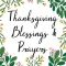 Thanksgiving Blessing & Prayer