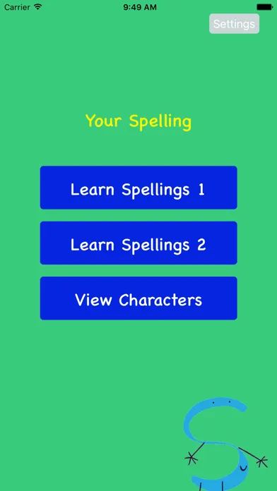 Ảnh chụp màn hình của Your Spelling Grade 1/2