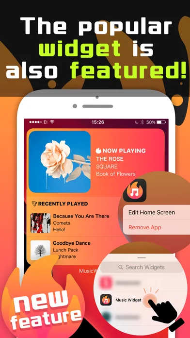 Music Widget - Music player應用截圖
