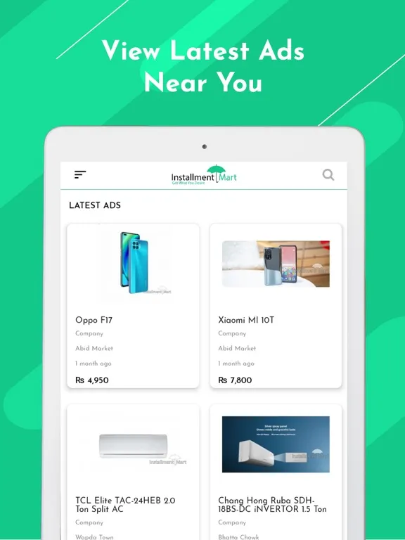 ภาพหน้าจอของ Installment Mart iPad 