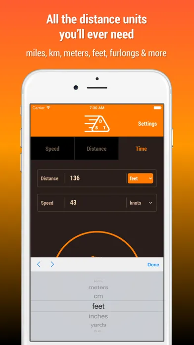 Speed Distance Time Calculator Screenshots