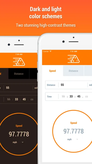 Speed Distance Time Calculator Screenshots