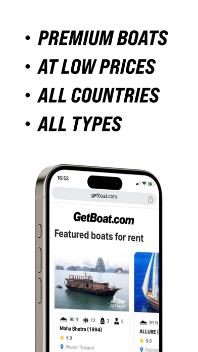 GetBoat.com 스크린샷