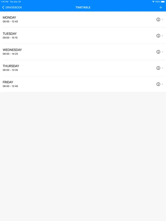صور Gradebook - Dzienniczek iPad 