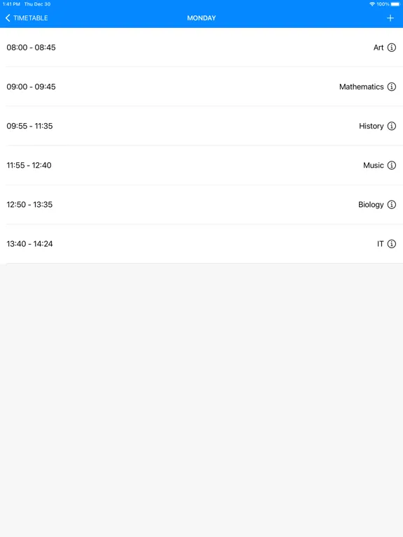 صور Gradebook - Dzienniczek iPad 