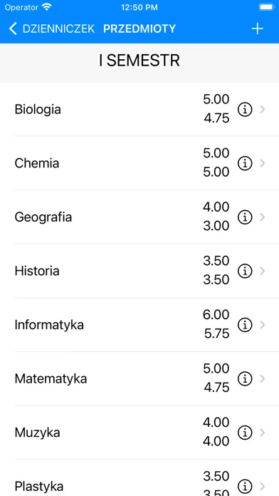 صور Gradebook - Dzienniczek