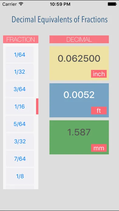 Decimal Fractions Ekran Görüntüleri